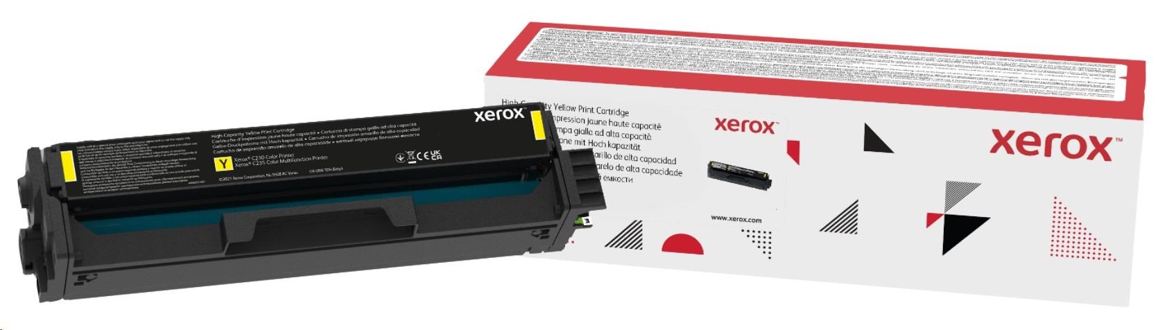 Žltá vysokokapacitná tonerová kazeta Xerox pre C230/ C235 (2500 strán)0 