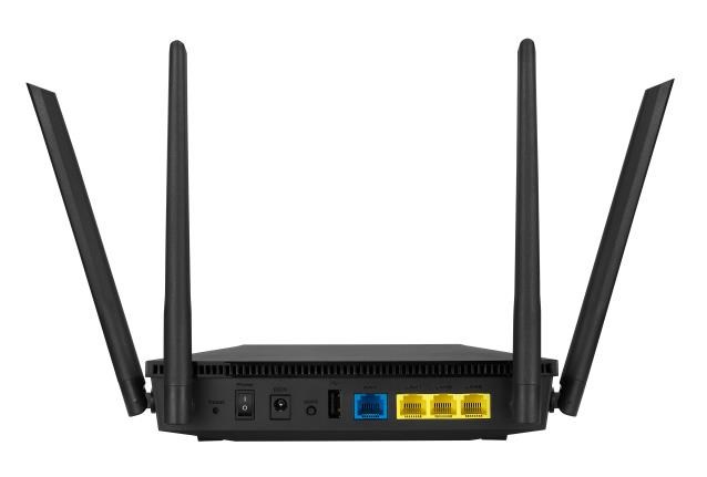 ASUS RT-AX53U (AX1800) WiFi 6 Extendable Router,  AiMesh,  4G/ 5G Mobile Tethering3 
