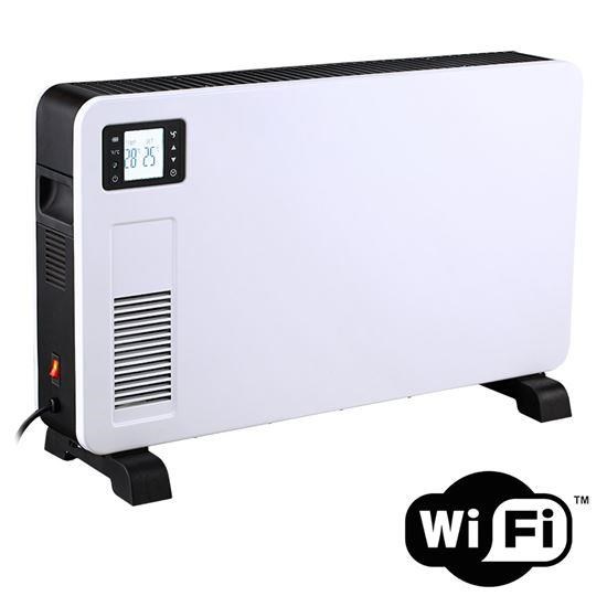 Solight horkovzdušný konvektor 2300W,  WiFi,  LCD,  ventilátor,  časovač,  nastavitelný termostat0 