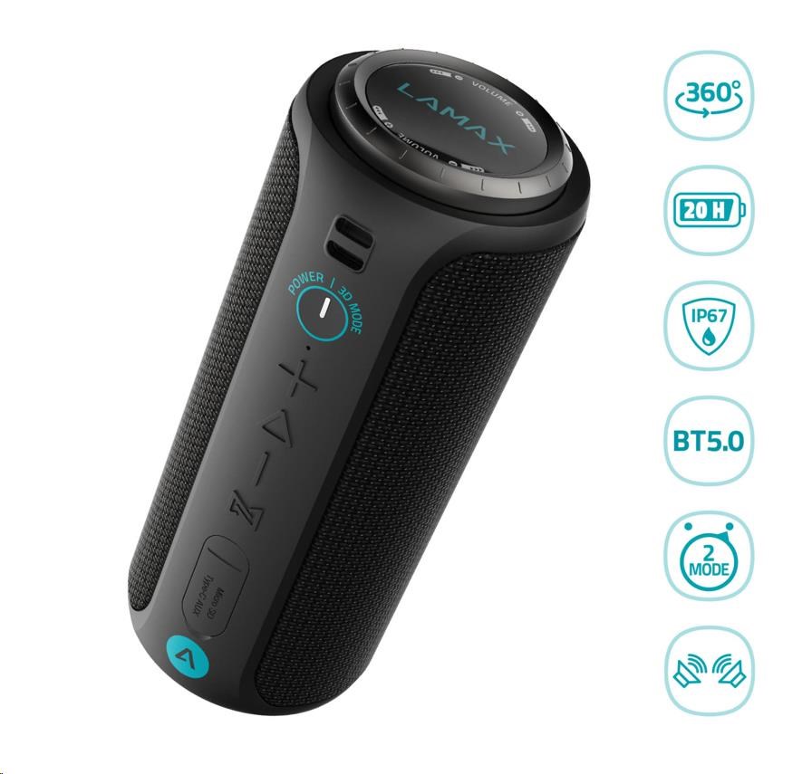 LAMAX Sounder2 Max Bluetooth reproduktor0 