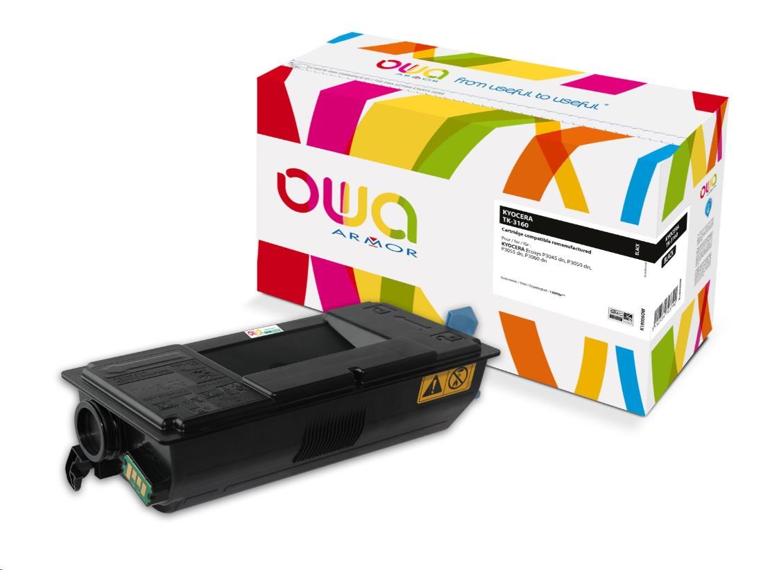 OWA Armor toner pre Kyocera ECOSYS P 3045 dn,  P 3050 dn,  P 3055 dn,  P 3060 dn (TK3160),  čierny/ čierny,  12500 str0 