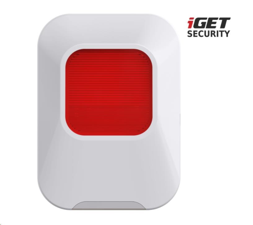 iGET SECURITY EP24 - Bezdrátová vnitří siréna pro alarm iGET SECURITY M50 