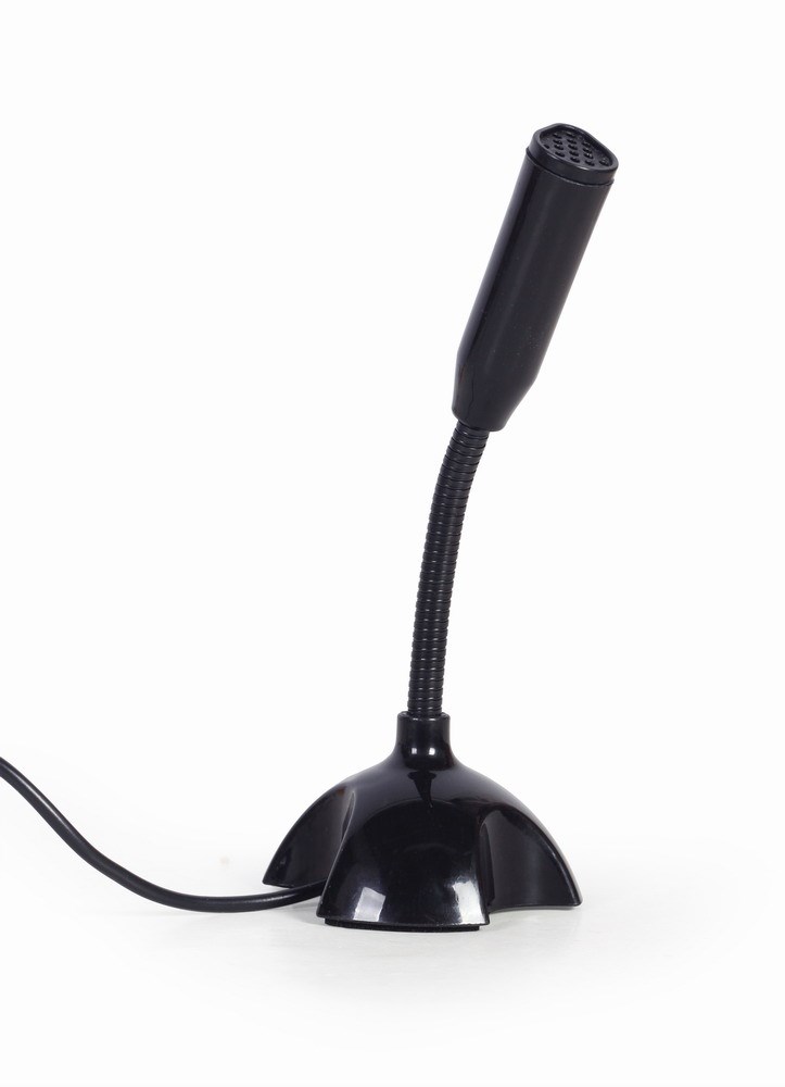 Stolný mikrofón GEMBIRD MIC-DU-02, USB, čierny0 