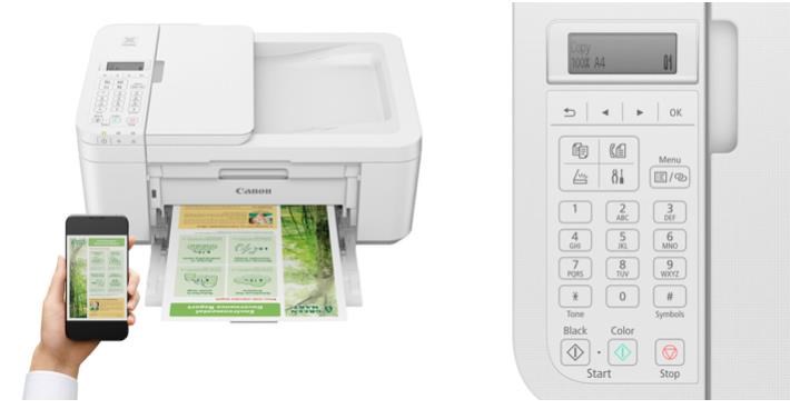 Canon PIXMA Printer TR4651 biela - farebná,  MF (tlač,  kopírka,  skenovanie,  cloud),  ADF,  USB,  Wi-Fi,  Bluetooth1 
