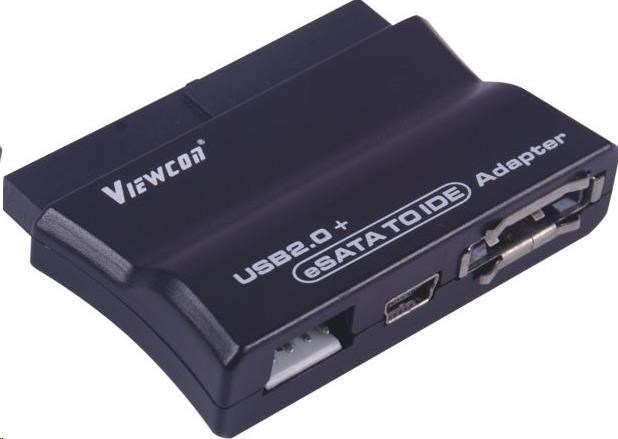 PREMIUMCORD USB 2.0 + adaptér eSATA na IDE s káblom,  napájací adaptér0 