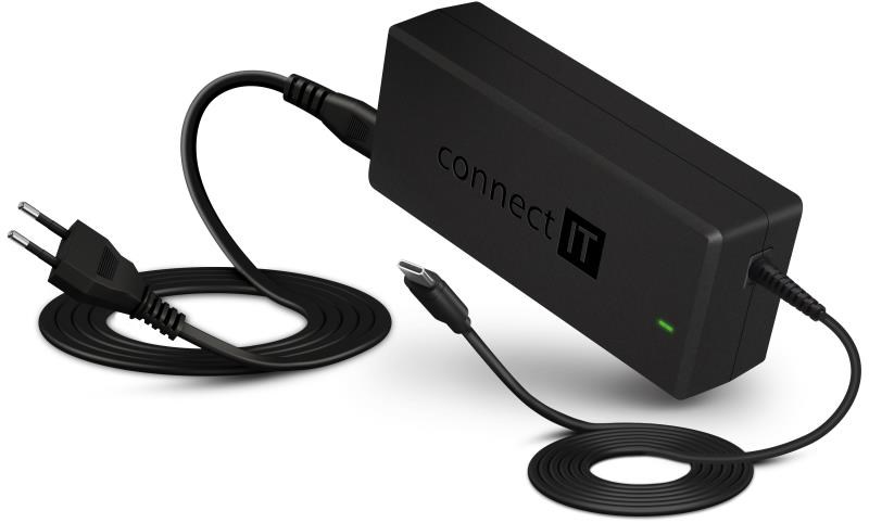 CONNECT IT Univerzálny adaptér pre notebooky MacPower,  USB-C,  PD 65 W0 