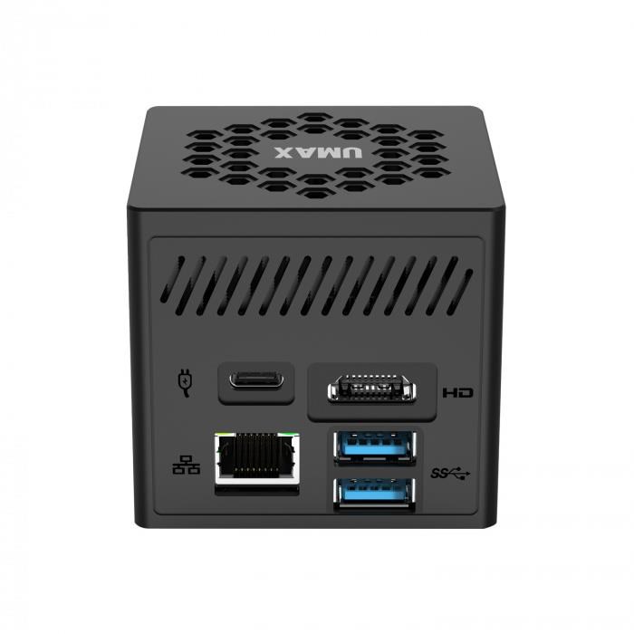 UMAX PC miniPC U-Box J42 Nano - Celeron J4125@2Hz,  8GB,  bez SSD,  UHD Graphics 600,  HDMI,  Wi-Fi,  BT,  LAN,  bez OS1 