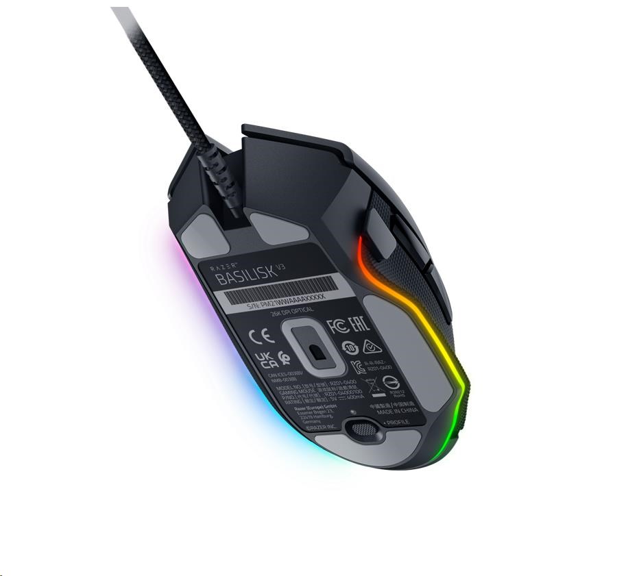 Myš RAZER Basilisk V3, herná myš s Razer Chroma™ RGB, optická3 