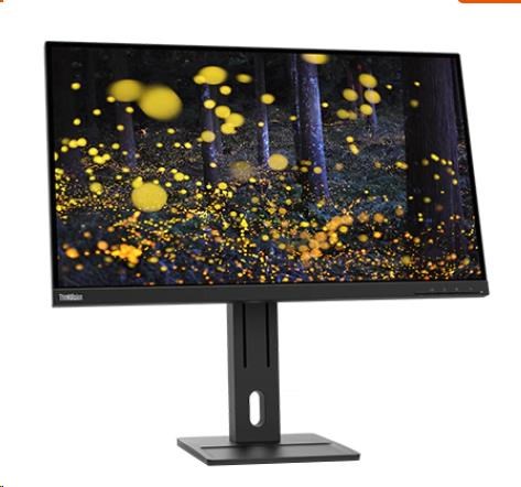LENOVO LCD E27q-20 - 27”, IPS, matný, 16:9, 2560x1440, 178/ 178, 4ms, 300cd/ m2, 1000:1, HDMI, DP, Pivot, repro, VESA0 