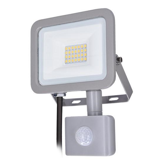 Solight LED reflektor Home se sensorem,  20W,  1500lm,  4000K,  IP44,  šedý1 