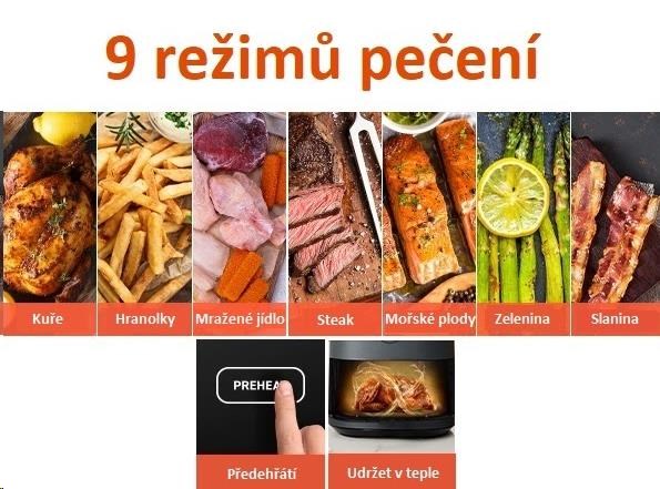 Cosori L501 PRO 4.7L – horkovzdušná fritéza + 5x špíz a gril. rošt2 