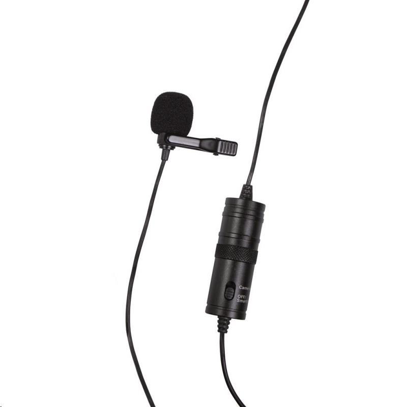Doerr LV-30 Lavalier viazaný mikrofón pre fotoaparáty a mobilné telefóny0 