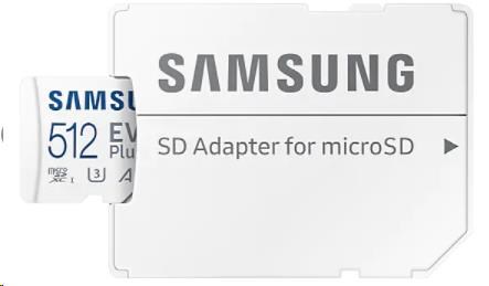 Karta Samsung micro SDXC 512 GB EVO Plus + SD adaptér4 