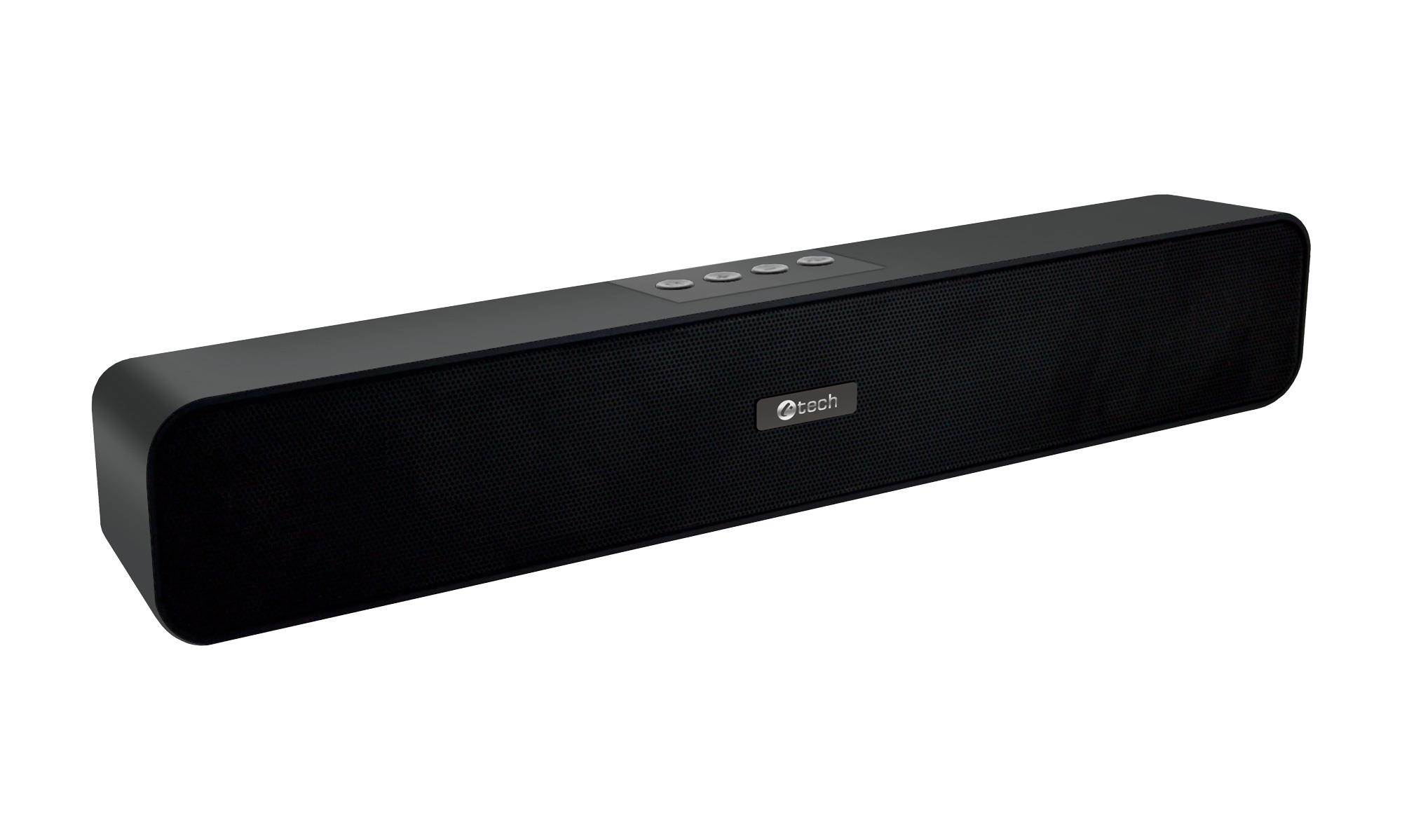 C-TECH prenosný soundbar SPK-06,  10W,  Bluetooth,  USB,  microSD,  rádio,  1200mAh batéria0 