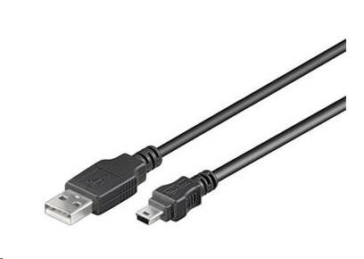Kábel USB PREMIUMCORD 2.0 Kábel A-Mini B (5pin) 0, 2 m0 