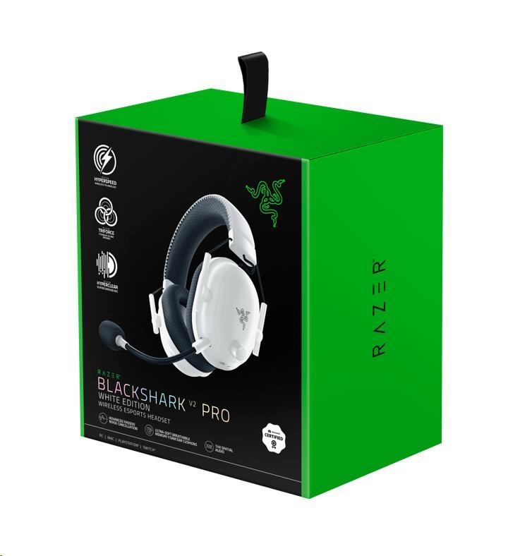 RAZER sluchátka Blackshark V2 Pro, bezdrátové, bílá5 