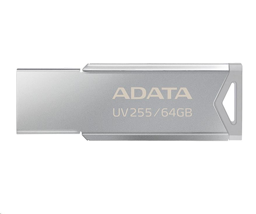 ADATA Flash Disk 64GB USB 2.0 DashDrive UV255,  strieborná3 