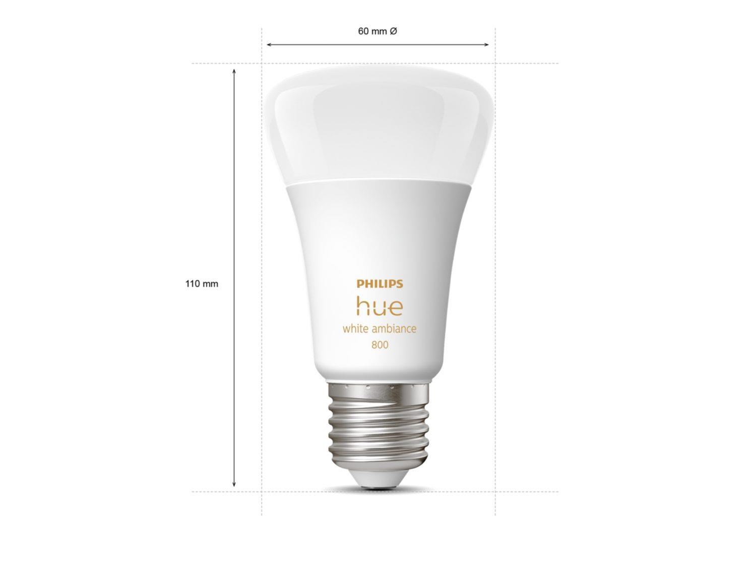 Philips Hue White Ambiance 6W 800 E27 4ks1 