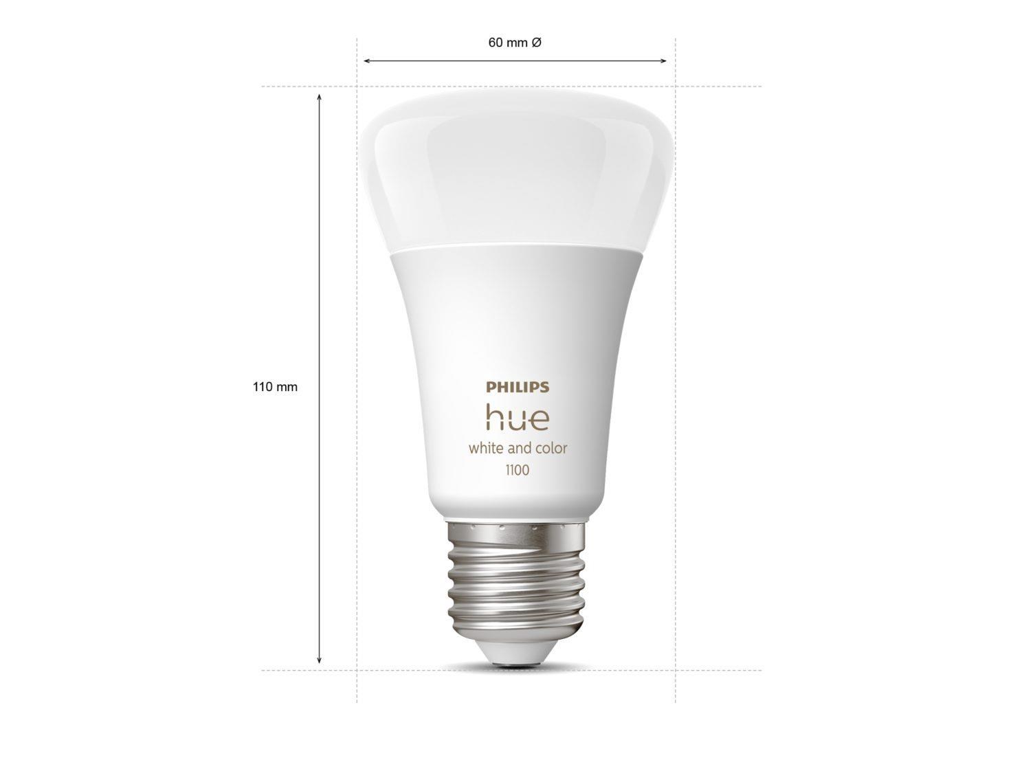 Philips Hue White and Color Ambiance 9W 1100 E27 2ks6 
