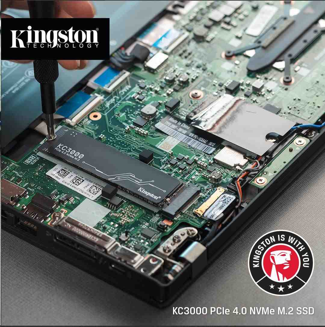 SSD disk Kingston 512 GB KC3000 M.2 2280 NVMe™ PCIe Gen 4 (R 7000 MB/ s; W 3900 MB/ s)3 