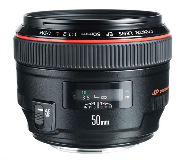 Canon EF 50mm f/ 1.2 L USM objektiv1 