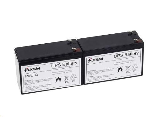 Batérie - FUKAWA FWU-33 sada batérií pre RBC33 (12V/ 9Ah,  2ks)0 