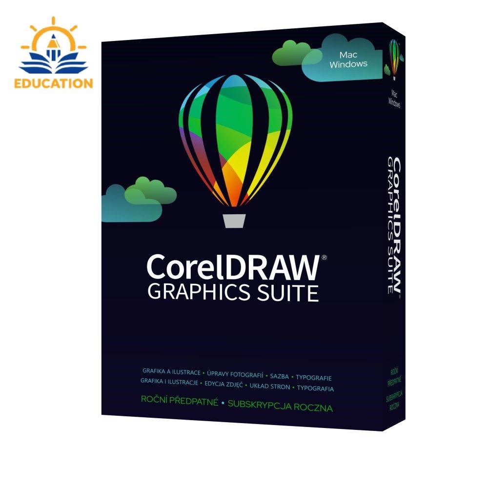 CorelDRAW Graphics Suite Education 365-Day Subscription (Windows)(Single User)