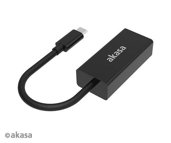 Adaptér AKASA USB-C na RJ45 (Ethernet),  2.5Gbps,  15cm3 