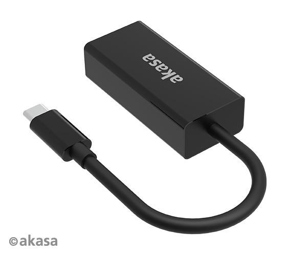 Adaptér AKASA USB-C na RJ45 (Ethernet),  2.5Gbps,  15cm2 