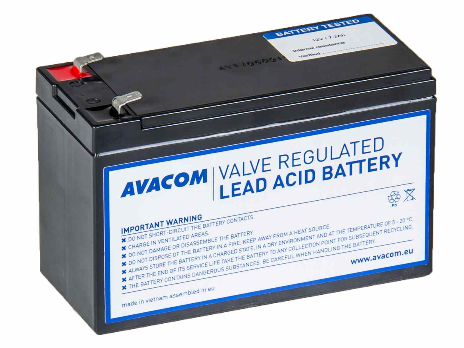 AVACOM AVA-RBP01-12072-KIT - batéria pre CyberPower,  EATON,  Effekta,  FSP Fortron,  Legrand0 