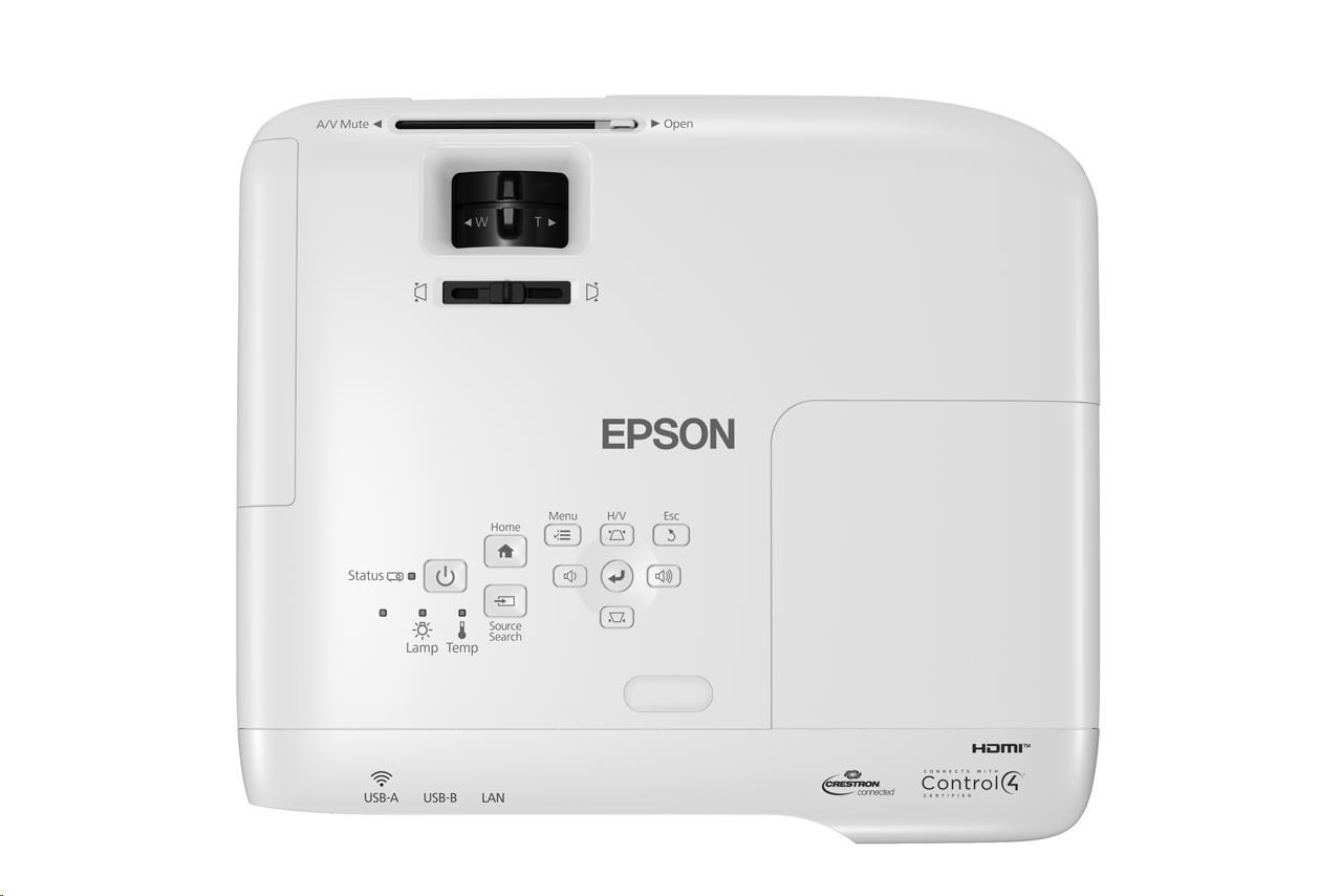 EPSON - poškozený obal - projektor EB-992F, 1920x1080, Full HD, 4000ANSI, USB, HDMI, VGA, LAN,17000h ECO1 