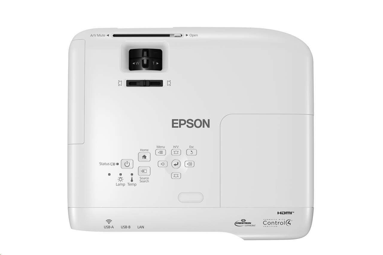 EPSON - poškozený obal - projektor EB-992F,  1920x1080,  Full HD,  4000ANSI,  USB,  HDMI,  VGA,  LAN, 17000h ECO3 