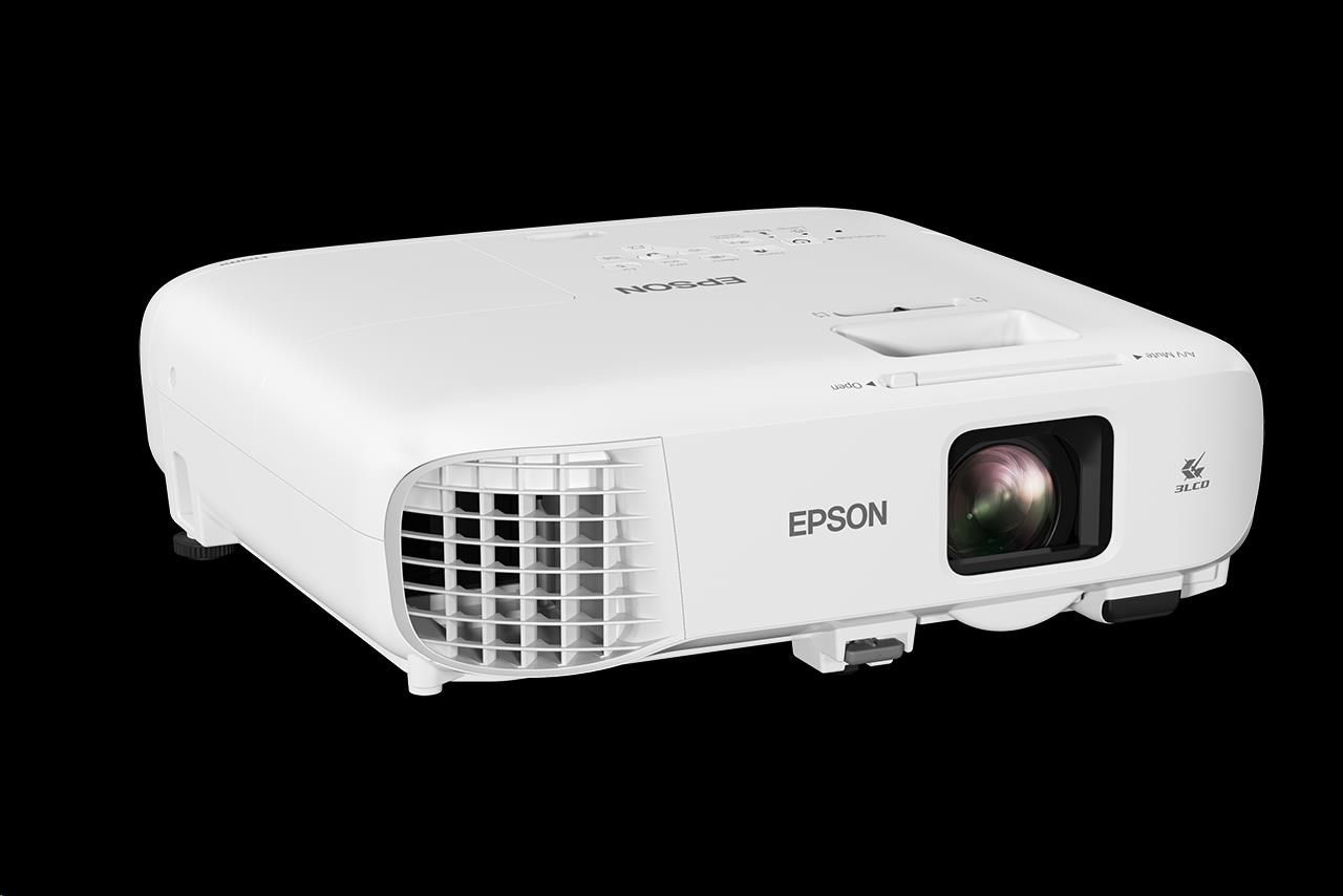 EPSON - poškozený obal - projektor EB-992F, 1920x1080, Full HD, 4000ANSI, USB, HDMI, VGA, LAN,17000h ECO3 