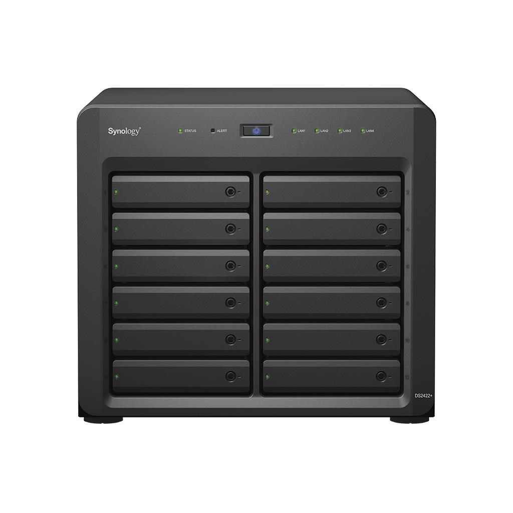 Synology DS2422+ DiskStation (4C/RyzenV1500B/2,2GHz/4GBRAM/12xSATA/2xUSB3.0/4xGbE/1xPCIe)4 