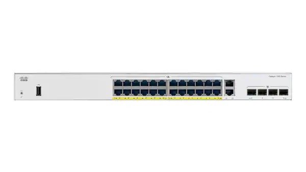 Cisco Catalyst C1000-24P-4X-L,  24x10/ 100/ 1000,  4xSFP+,  PoE - REFRESH0 