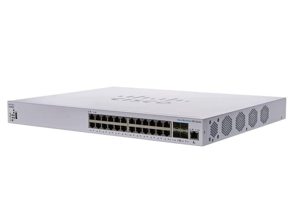 Cisco switch CBS350-24XT-EU (20x10GbE,4x10GbE/SFP+ combo)0 