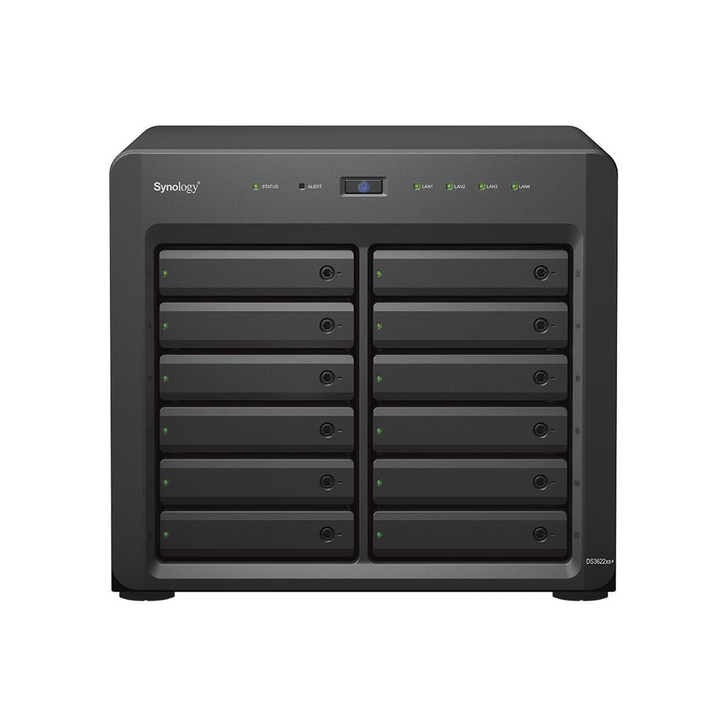 Synology DS3622xs+ DiskStation (6C/ XeonD-1531/ 2, 2-2, 7GHz/ 16GBRAM/ 12xSATA/ 2xUSB3.0/ 2xGbE/ 2x10GbE/ 1xPCIe)0 