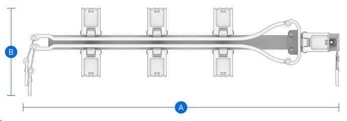 Rameno na správu káblov Synology CMA-01 pre RKS-01,  RKS-02,  RKS-032 
