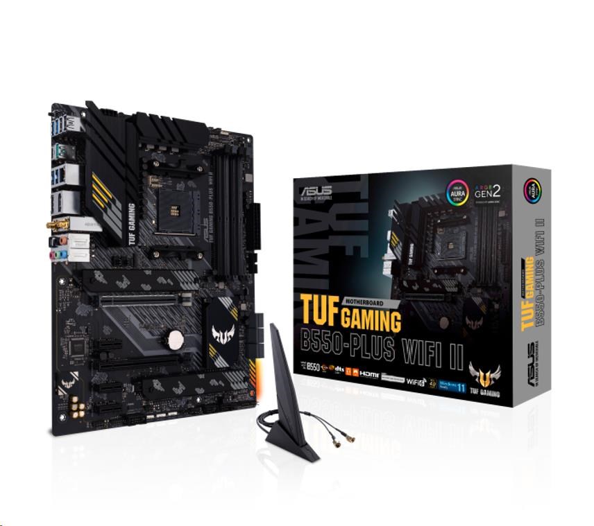 ASUS MB Sc AM4 TUF GAMING B550-PLUS (WI-FI) II,  AMD B550,  4xDDR4,  1xDP,  1xHDMI,  WI-FI0 