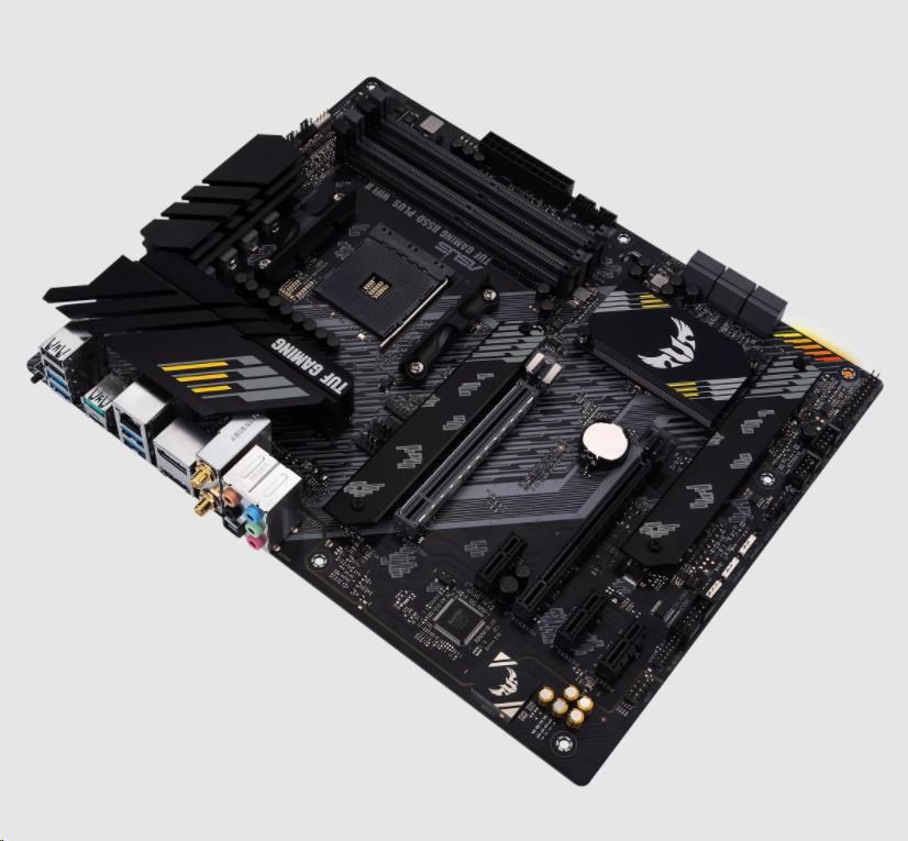 ASUS MB Sc AM4 TUF GAMING B550-PLUS (WI-FI) II,  AMD B550,  4xDDR4,  1xDP,  1xHDMI,  WI-FI2 