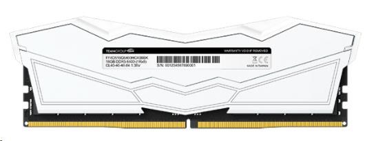 DIMM DDR5 32GB 6400MHz,  CL40,  (KIT 2x16GB),  T-FORCE DELTA RGB,  biela3 