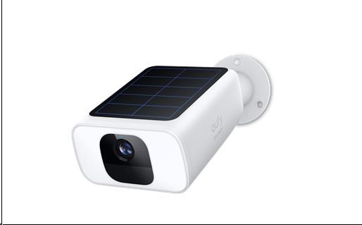 Anker Eufy SoloCam S40 - Samostatná bezdrátová 2K kamera,  solární napájení,  90dB alarm,  reflektro 600 lumenů, 0 