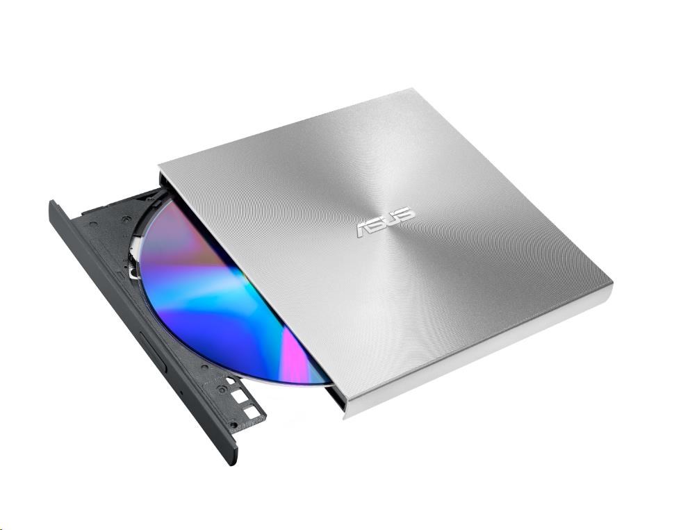 ASUS DVD ZenDrive SDRW-08U8M-U SILVER,  externá štíhla DVD-RW,  strieborná4 