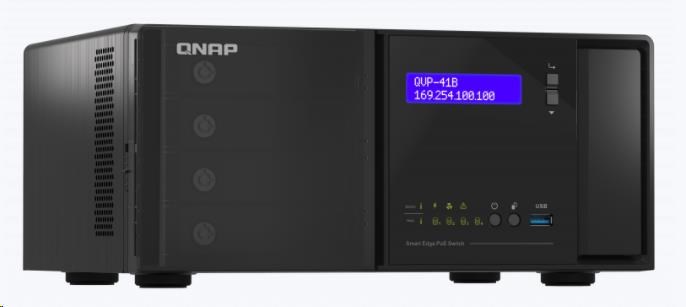 QNAP QVP-41B-8G-P (2C/ J4125/ 2.0GHz/ 8GBRAM/ 4xSATA/ 2xM.2/ 3xUSB3.0/ 2xHDMI/ 2x2, 5GbE, Kamery: 8 (max24)1 