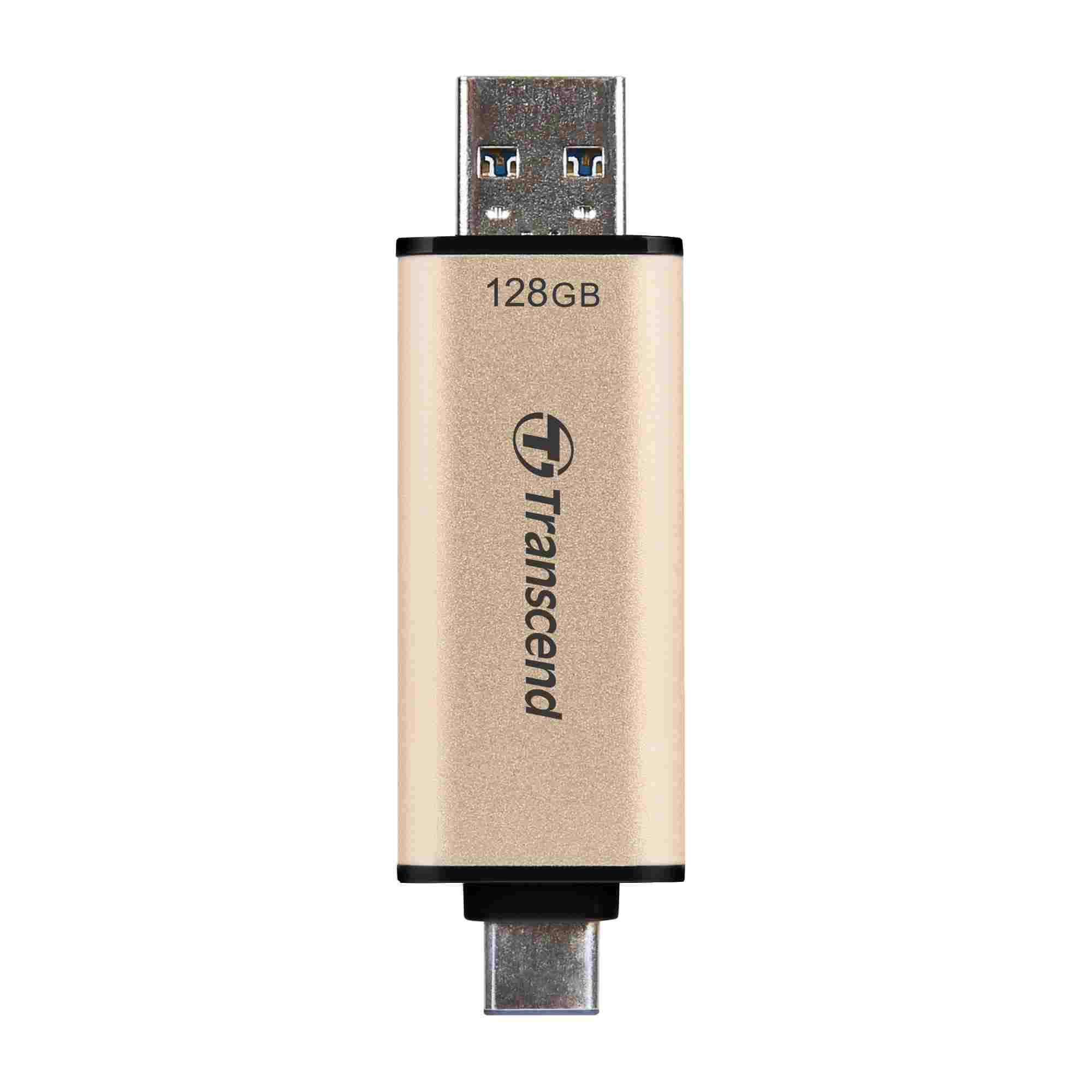 TRANSCEND Flash disk 128GB JetFlash®930C,  TLC,  USB 3.2/ USB typu C (R:420/ W:400 MB/ s) čierna3 