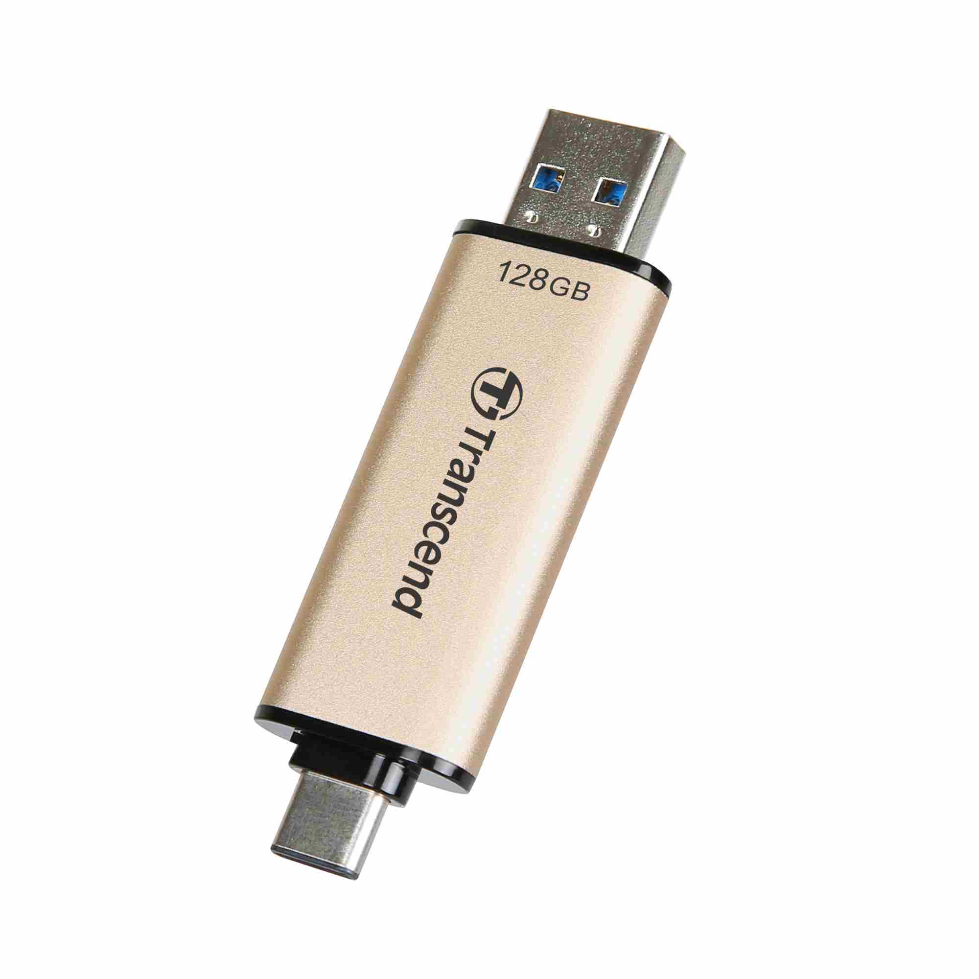 TRANSCEND Flash disk 128GB JetFlash®930C,  TLC,  USB 3.2/ USB typu C (R:420/ W:400 MB/ s) čierna0 