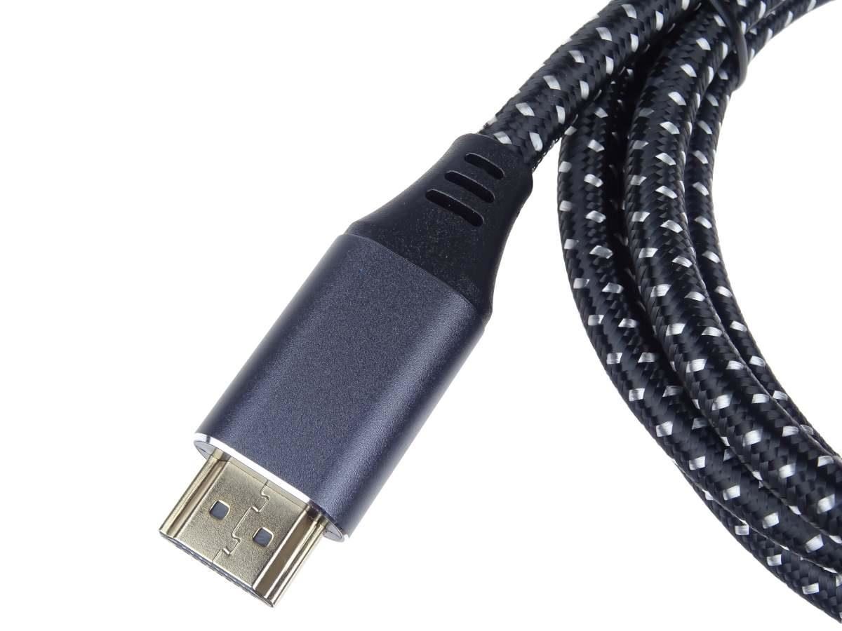 Kábel HDMI PREMIUMCORD 2.1 vysokorýchlostný + ethernetový kábel 8K@60Hz,  pozlátené konektory,  1, 5 m3 