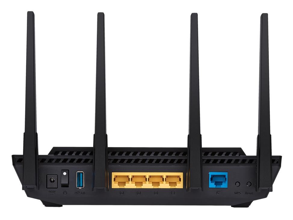 ASUS RT-AX58U V2 (AX3000) WiFi 6 Extendable Router,  AiMesh,  4G/ 5G Mobile Tethering2 