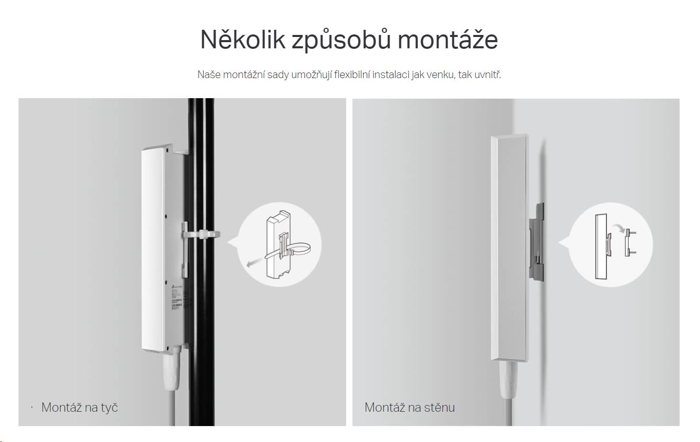 TP-Link EAP610-Outdoor-venkovní OMADA WiFi6 AP (AX1800, 2, 4GHz/ 5GHz, 1xGbELAN, 1xPoE-in)8 