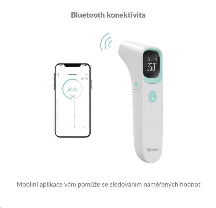 TrueLife Care Q10 BT - bezdotykový zdravotní teploměr3 